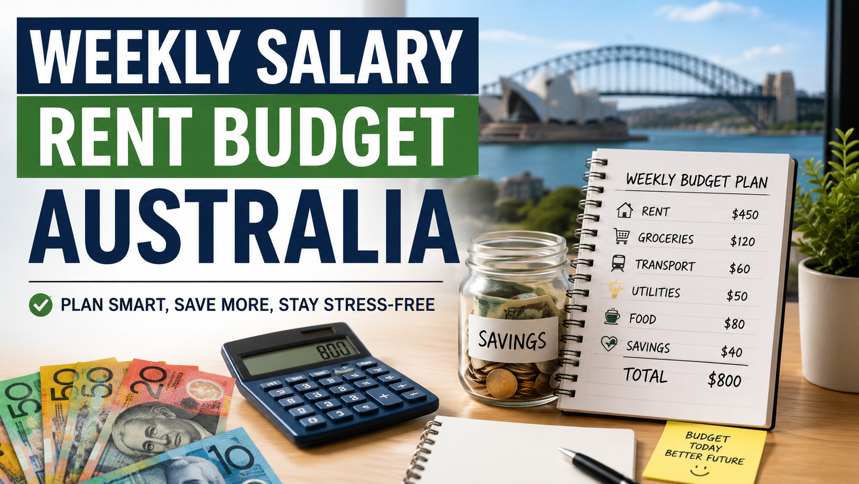 Weekly Salary Rent Budget Australia