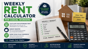 Read more about the article Weekly Rent Calculator for Casual and Part-Time Workers(Weekly Rent Calculator for Casual Workers)
