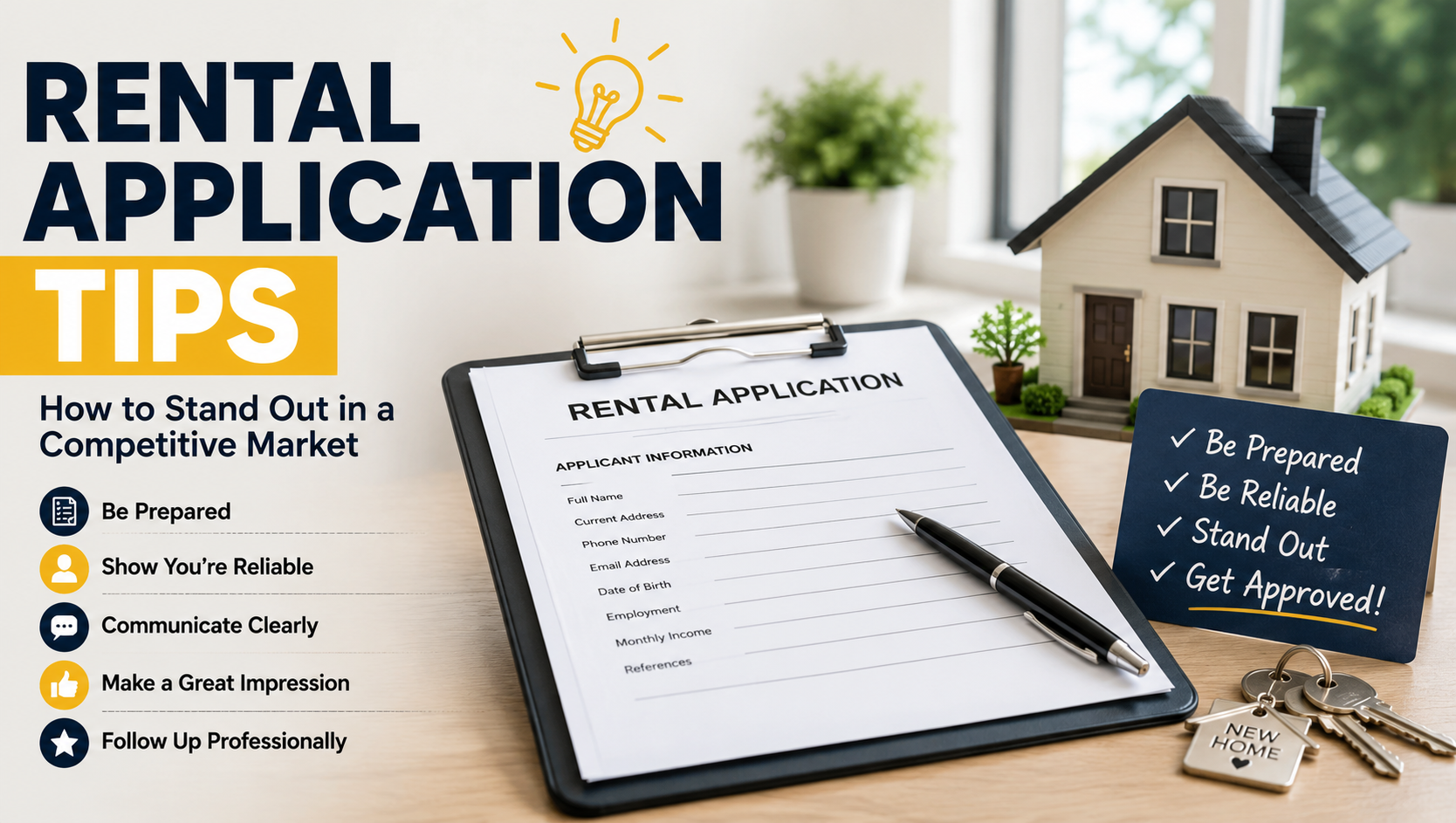 Read more about the article Rental Application Tips: How to Stand Out in a Competitive Market(Rental Application Tips)